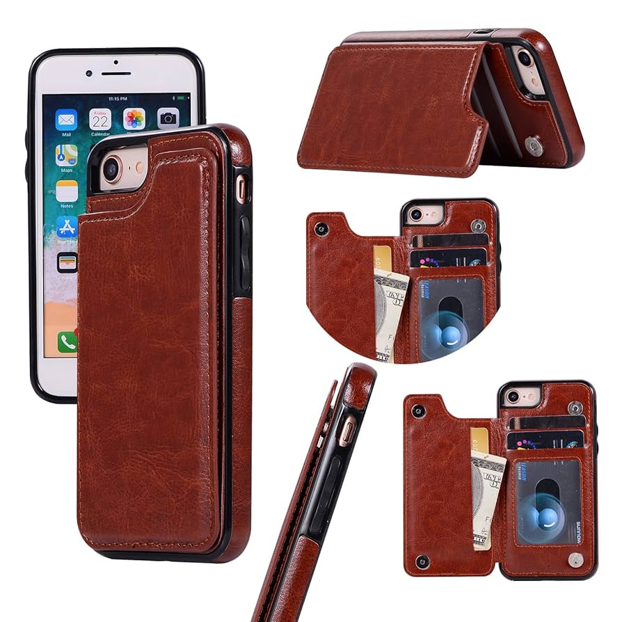 iPhone - saki Bald-Headed-SAKI Monkey FLIP Wallet Phone CASE Cover for